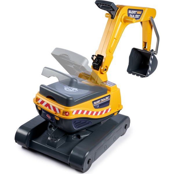 FALK Super Builder grävmaskin med vagn, gul