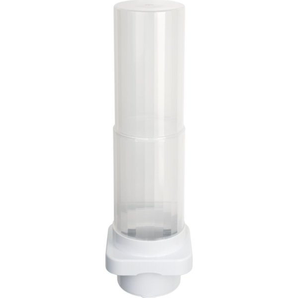 Väggdispenser, för Ø50-80 mm koppar, ABS/PP, vit