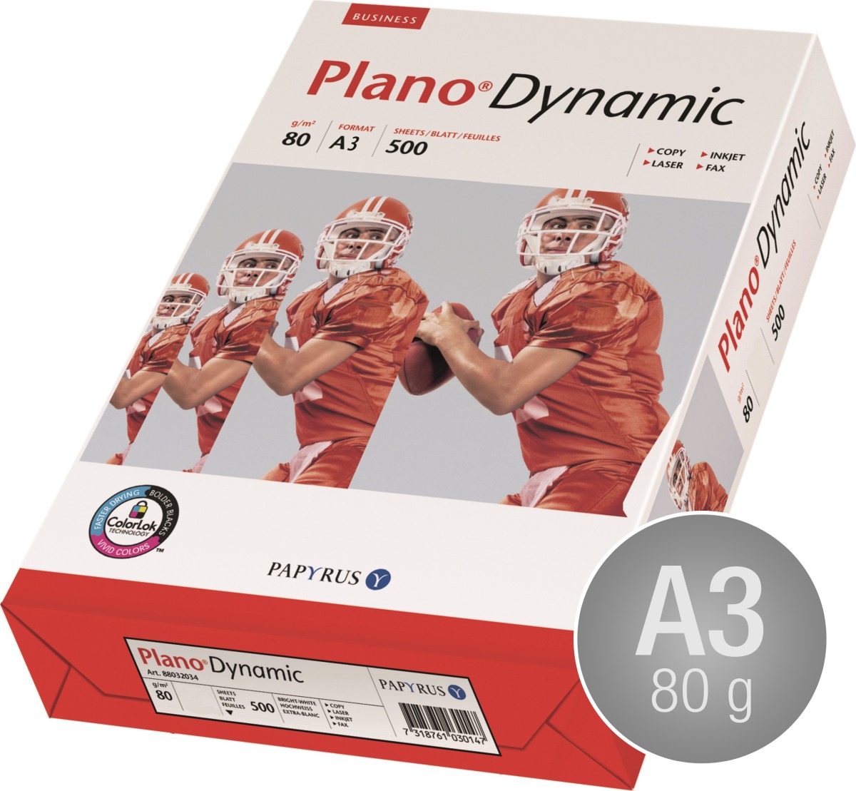 Plano Dynamic A3 | 80 g | 500 ark