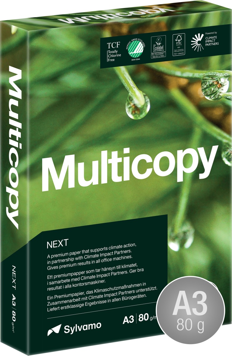 MultiCopy Next kopieringspapper A3 | 80g | 500 ark