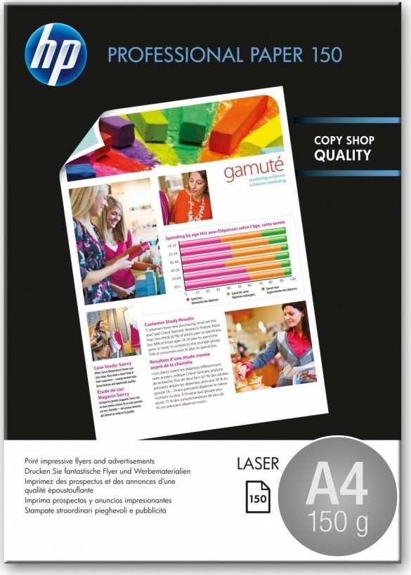 HP CG965A blankt laserpapper, A4 / 150 g / 150 st