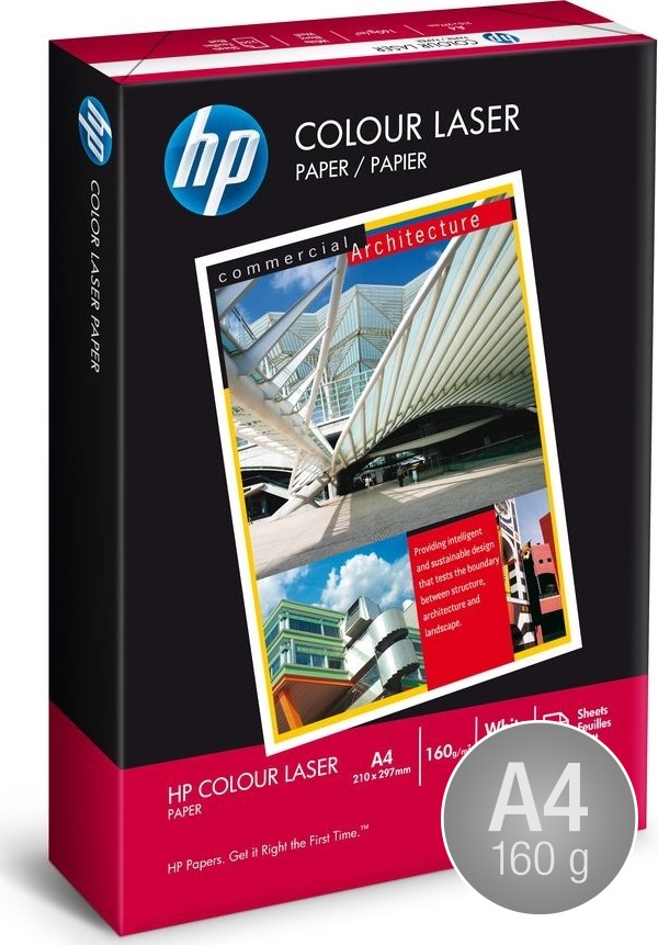 HP ColourLaser Paper, A4 / 160 g / 250 st ark
