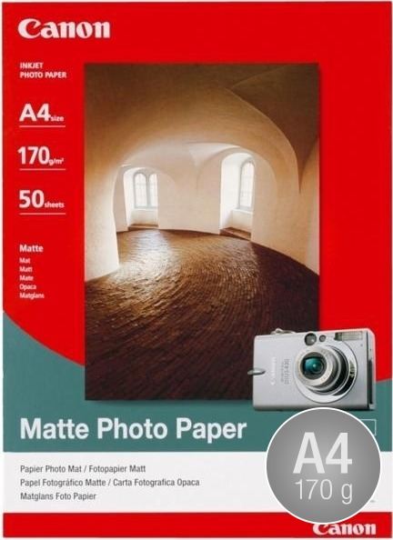 Canon MP-101 Matt fotopapper, A4 / 170 g / 50 st a
