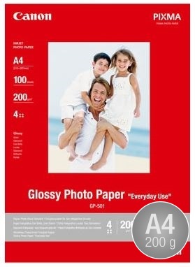Canon GP-501 blankt fotopapper, A4 / 210 g / 100 s