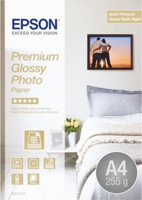Epson C13S042155 glossy, A4 / 255 g / 15 st ark