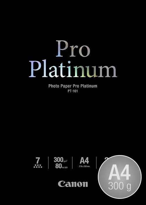 Canon PT-101 fotopapper, A4 / 300 g / 20 st ark