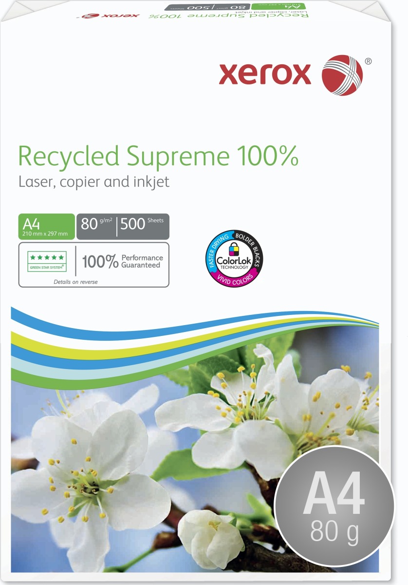 Xerox Recycled Supreme 100% kopieringspapper A4