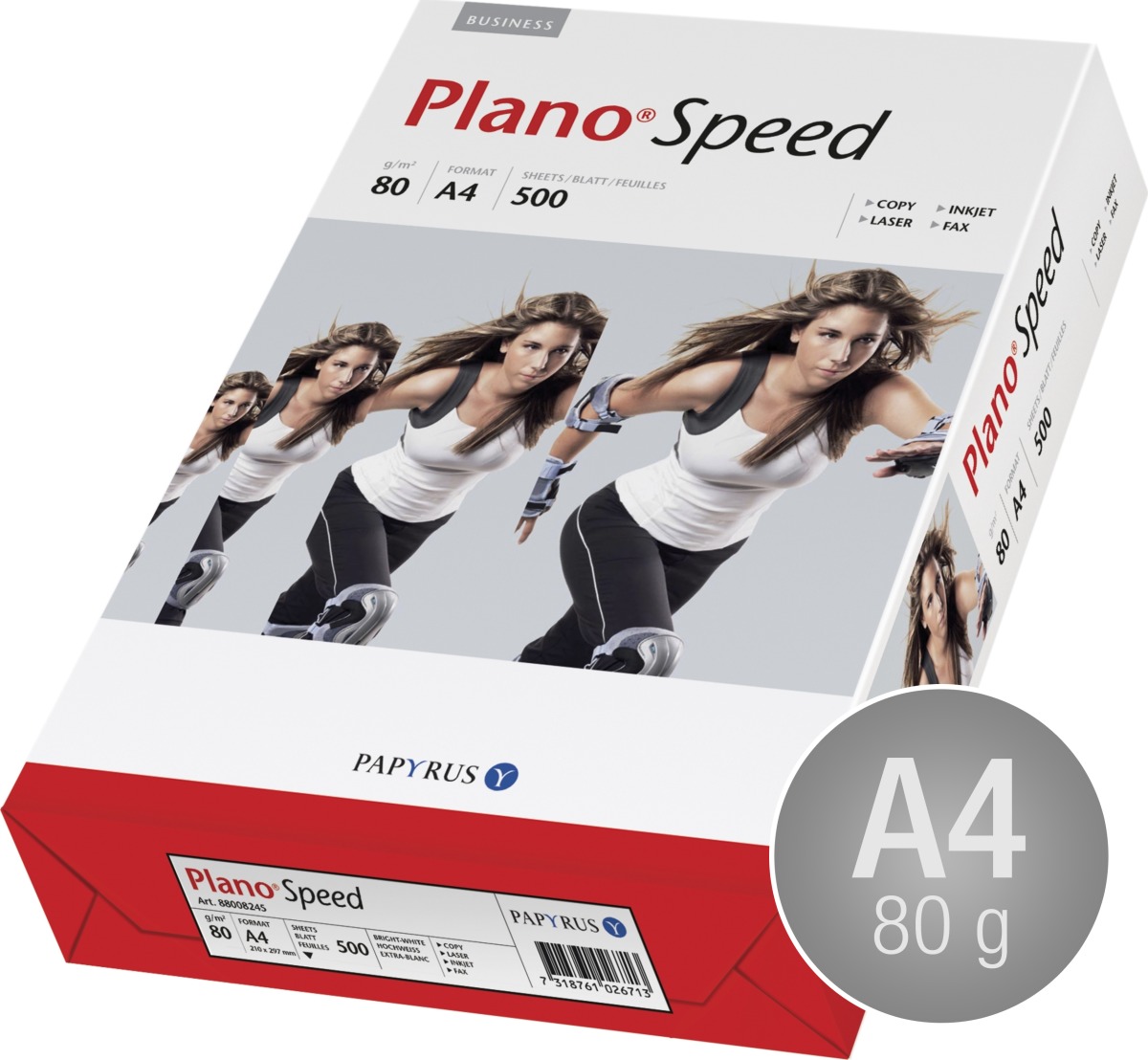 PlanoSpeed kopieringspapper A4 | 80 g | 500 ark