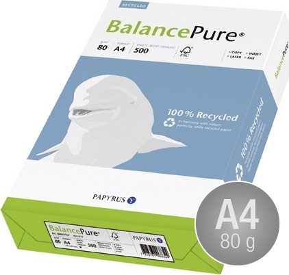 BalancePure kopieringspapper, A4 / 80g / 500 ark