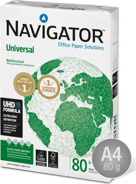 Navigator Universal kopieringspapper A4/80g/500ark