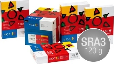 4CC ColorCopy laserpapir SRA3/120g/250ark