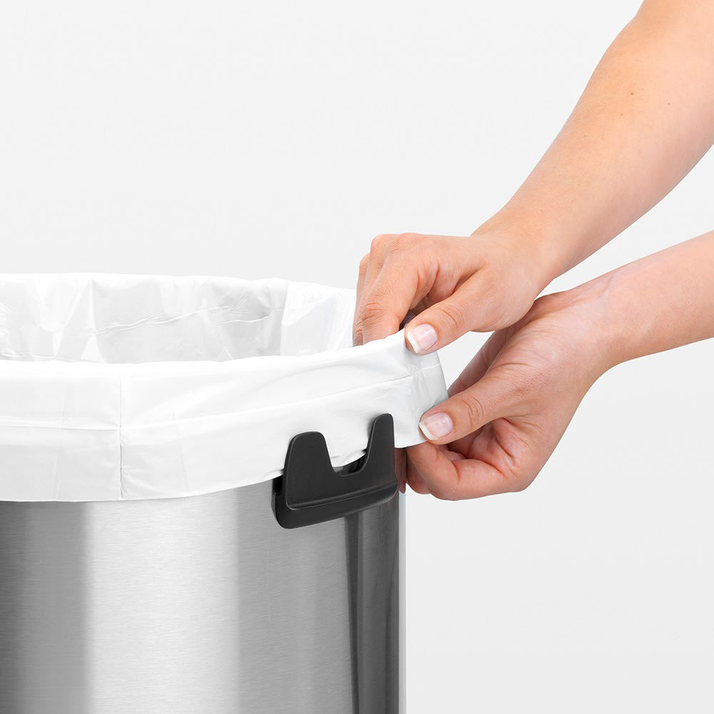Brabantia Push Bin 60 liter, matt stål