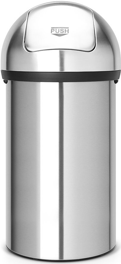 Brabantia Push Bin 60 liter, matt stål