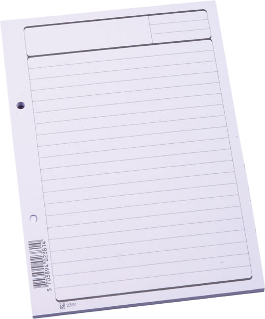 Arbetsblock A5, linjerat