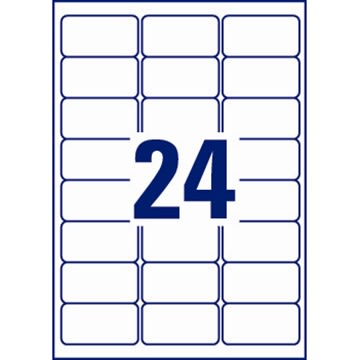 Avery J8159-25 adressetiketter, 65,5x33,9 mm