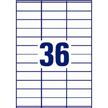 Avery 18033 kopietiketter, 24 x 70mm, 3600stk