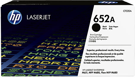 HP 652A/CF320A lasertoner, svart, 11 500 s