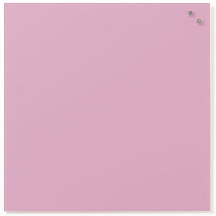 Magnetisk Glastavla NAGA 45x45cm rosa