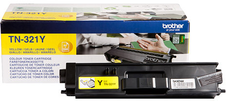 Lasertoner Brother TN321Y Gul 1500 sidor