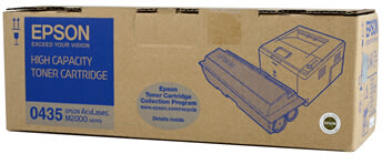 Epson C13S050435 lasertoner, sort, 8000s