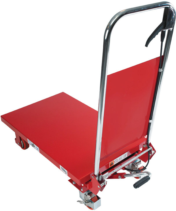 Mobilt lyftbord med fotpump, 150 kg