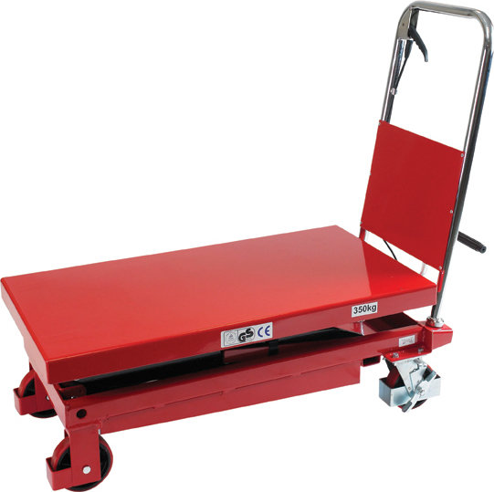 Mobilt lyftbord för höga lyft, 350 kg