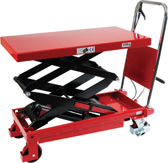 Mobilt lyftbord för höga lyft, 350 kg