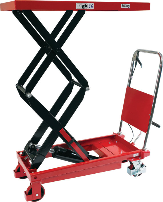 Mobilt lyftbord för höga lyft, 350 kg