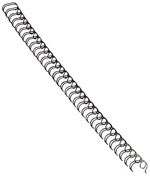 Spiralrygg Fellowes A4 Metall 34 ringar 14 mm Sv