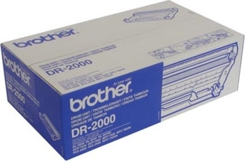 Brother DR2000 lasertromle, sort, 12000s