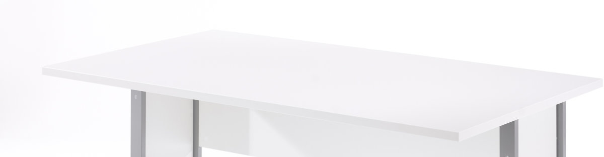 BudgetLine skrivebord, 150 cm, hvid