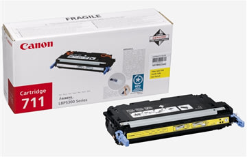 Lasertoner Canon 711Y/1657B002AA Gul 6000 sidor