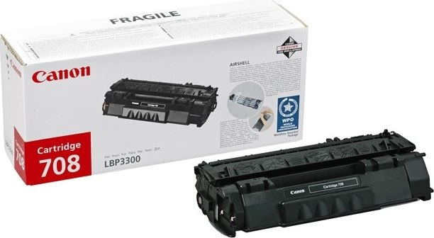 Lasertoner Canon no.708/0266B002AA Svart 2500s