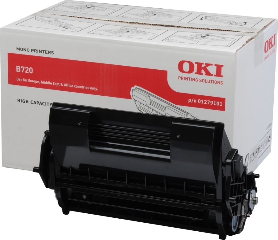 OKI 01279101 lasertoner, sort, 20000s