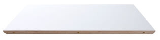 Extraskiva, vit, aluminium, till matsalsbord