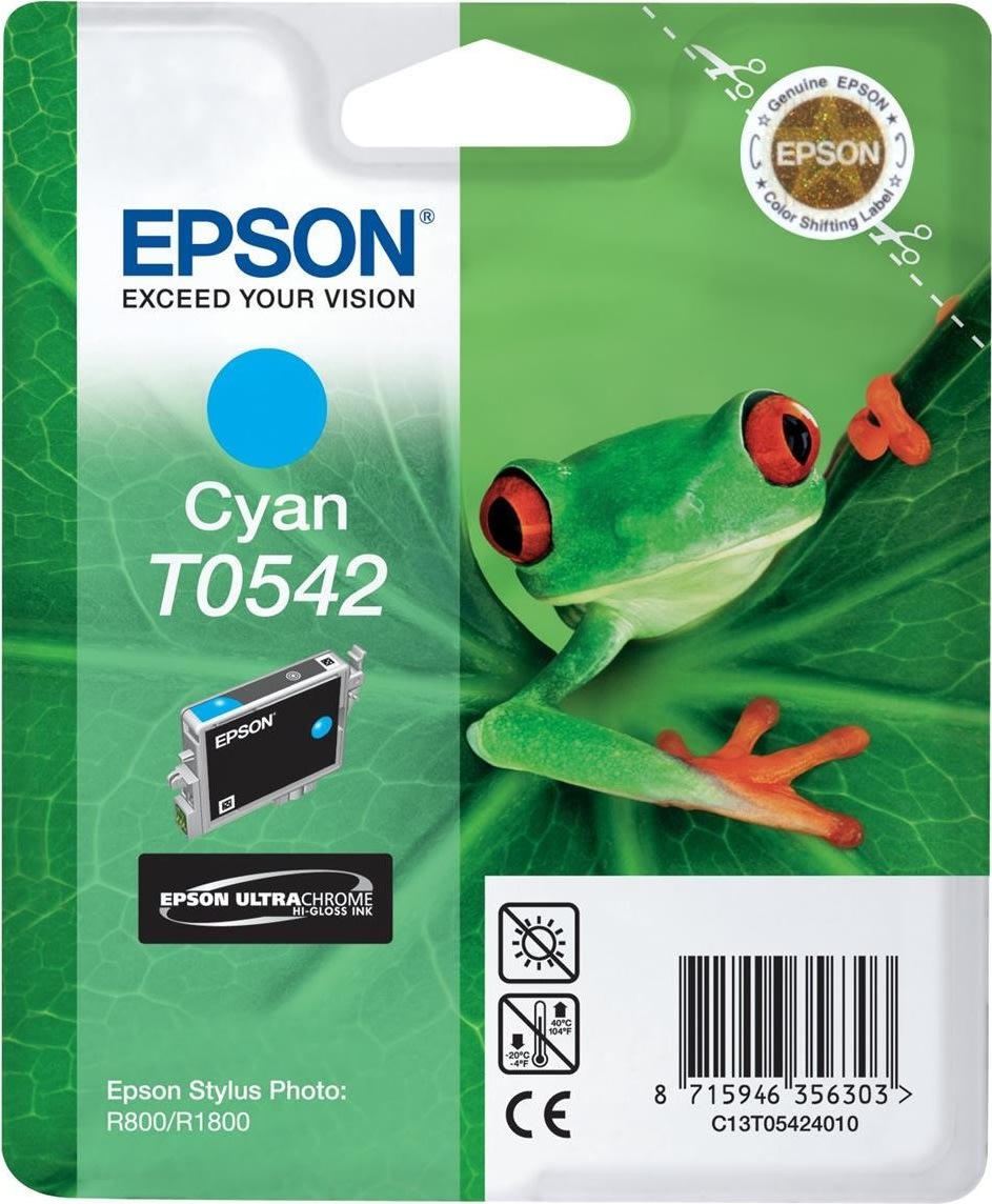 Epson nr T0542/C13T05424010 bläckpatron, cyan