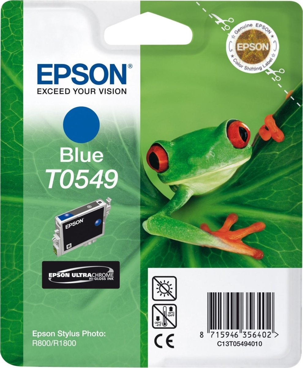 Epson nr T0549/C13T05494010 bläckpatron, mörkblå