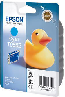 Epson nr T055/C13T05524010 bläckpatron, cyan 290 s