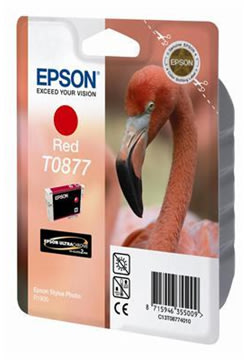 Epson nr T0877/C13T08774010 bläckpatron, röd, 150