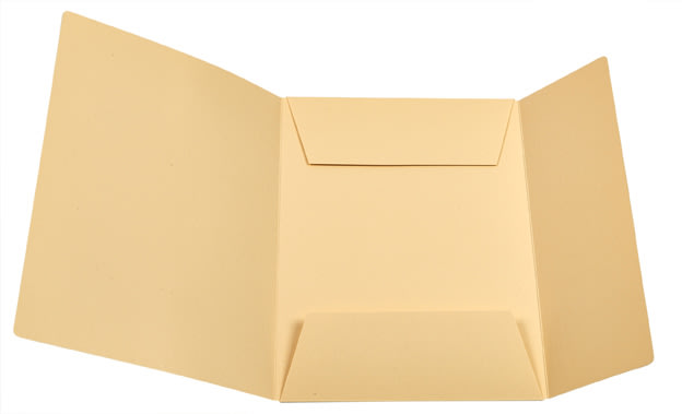 DKF Kartongmapp nr 125, A4, gul