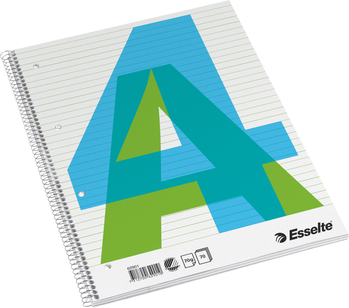 Esselte kollegieblock A4 linjerat
