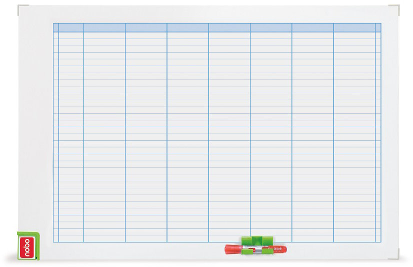 Whiteboardplaneringstavla 91x69 cm Veckoplan