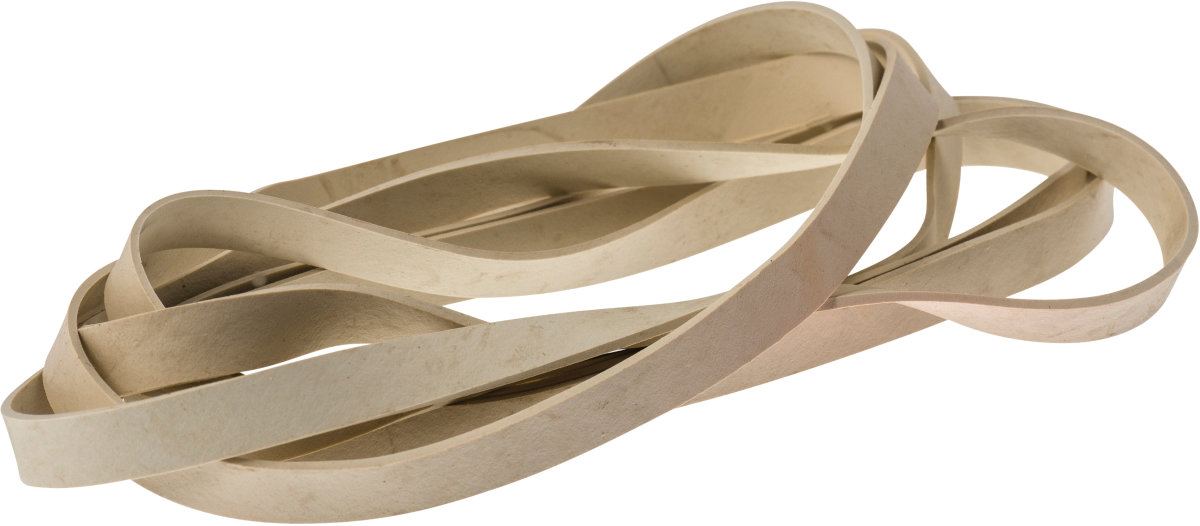 Gummiband 180x10 mm, 500 g, vita