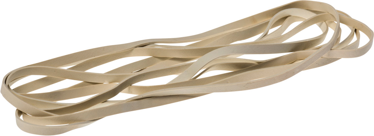 Gummiband 220x5 mm 500 g, vitt