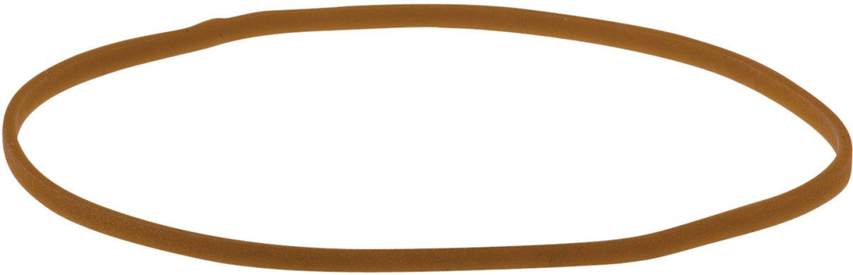 Gummiband nr 14-16-18, 500 g, brun