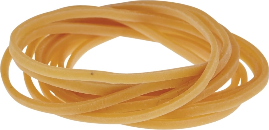 Gummiband nr 16, 1 kg, 60 mm, brun