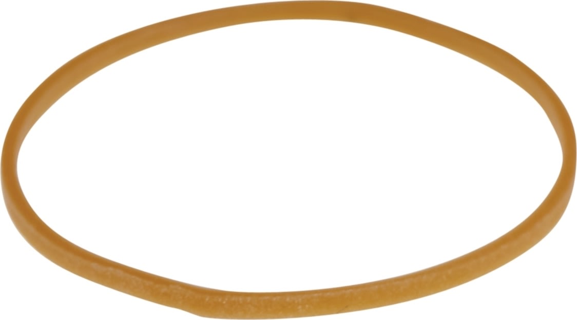 Gummiband nr 16, 500 g, 60 mm, brun