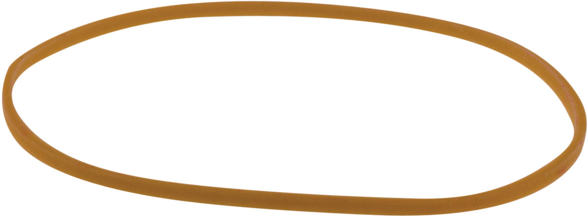 Gummiband nr 20, 500 g, 100 mm, brun