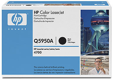 HP 643A/Q5950A lasertoner, svart, 11 000 s