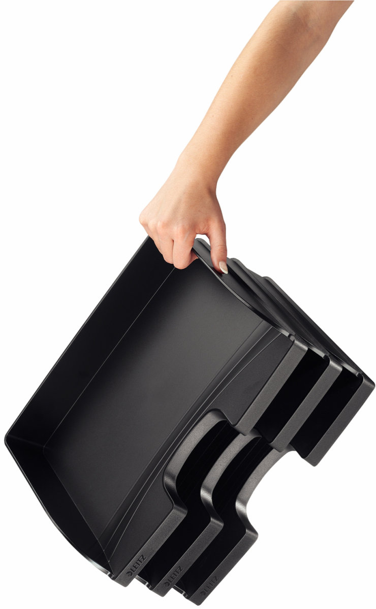 Leitz Plus Standard brevkorg, tvärformat, blå